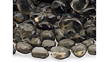 American Fireglass Eco Glass Collection | Smoke Glass Beads | 25 Pounds | ECO-SMO-25