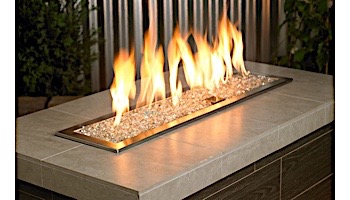 American Fireglass Eco Glass Collection | Crystal White Glass Beads | 25 Pounds | ECO-WHT-25