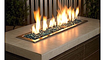 American Fireglass Half Inch Fire Beads Collection | Aqua Blue Fire Beads | 10 Pound Jar | FB-AQU-J