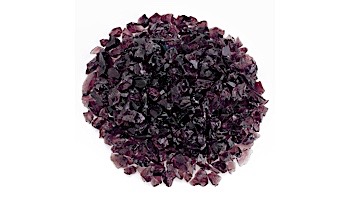 American Fireglass Medium Recycled Glass Collection | Purple Fire Glass | 55 Pounds | CG-PURPLE-M-55