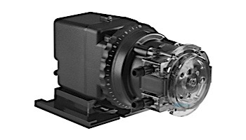 Stenner Classic Series 45M2 Pump | Single Head Adjustable Output | 10GPD 220V 60Hz USA .25" UV Black 25PSI | 45MJL2B2STAA