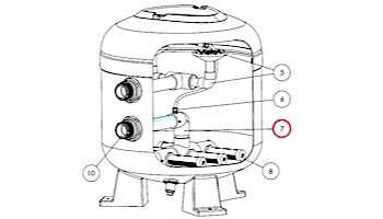 Hayward Collector Manifold Assembly (HCF342T) | HCXFCMA1001