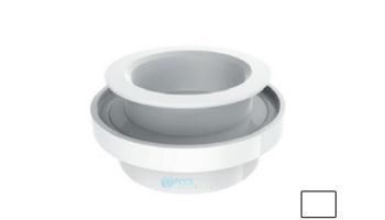 AquaStar AquaThunder Gunite Jet Niche with Water Stop | White | AT128101