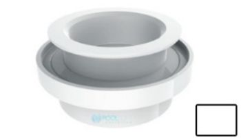AquaStar AquaThunder Gunite Jet Niche with Water Stop | White | AT128101