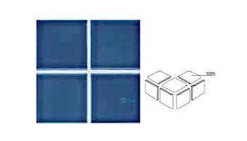 National Pool Tile Discovery Field 3x3 Series | Caribbean Blue | DSF95N SBN