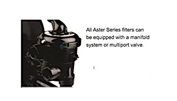 Fluidra USA 30" Aster Side Mount Hight Rate Sand Filter | 4.75 Sq. Ft. | 27802-S3