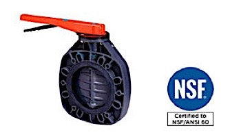 Fluidra USA 2" Butterfly Valve 150 PSI EPDM Seal, Zinc Shaft | 02581