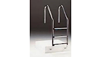 Fluidra USA 4-Steep Standard Ladder | 1.7" O.D. x .49 Wall | Plastic | 07644