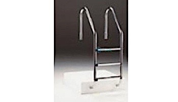 Fluidra USA 2-Steep Standard Ladder | 1.7" O.D. x .49 Wall | Plastic | 07642