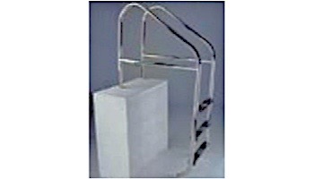 Fluidra USA 4-Steep Standard Ladder | 1.7" O.D. x .49 Wall | Plastic | 07644
