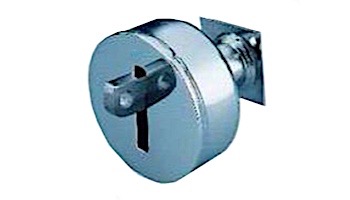 Fluidra USA Cup Anchor with retractable Hook | Round Face | Stainless Steel | 00205