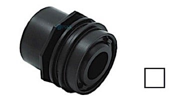 AquaStar 2" Flush-Mount Return Fitting with Water Stop Eyeball and Nut | Clear | 3300