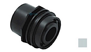 AquaStar 2" Flush-Mount Return Fitting with Water Stop Eyeball and Nut | Clear | 3300