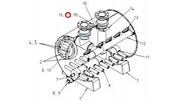 Pentair Threaded Nipple 1/2" | B4970BAN