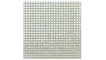 National Pool Tile 1x1 Fire Glass Glow in the Dark | Pearl Green Fog | FOTOLUMI 3 Pearl
