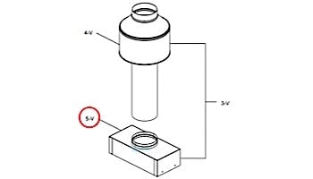 Raypak 156A Stack Top Adapter | 014911F