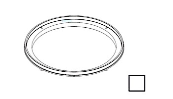 AquaStar 10" Anti-Entrapment Round Mud Frame | White | 10FR101