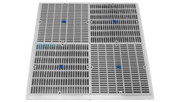 Aquastar 24'' X 24'' Plastic Square Frame with Screws | Black | 24FR102