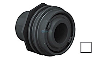 AquaStar Flus-Mount Return Fitting | with Water Stop Eyeball and Nut Aim Flow | with 3/4" Orifice | Clear | 300B