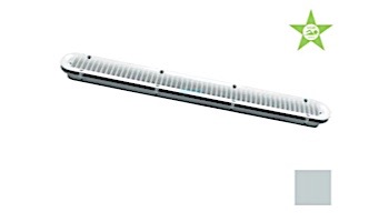 AquaStar 32" Channel Drain Debris Catcher Suction Outlet with Frame | Light Gray | 32CDLTFR103