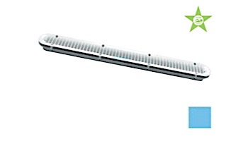 AquaStar 32" Channel Drain Debris Catcher Suction Outlet with Frame | Blue | 32CDLTFR104