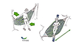 Vivere Single Brazilian Hammock | Natural with Fringe | BRAZ100