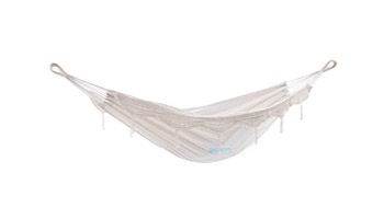 Vivere Double Brazilian Hammock | Natural with Fringe | BRAZ200