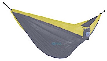 Vivere Double Parachute Hammock | Black-Grey | PAR250