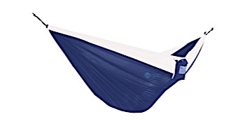 Vivere Double Parachute Hammock | Navy-White | PAR29