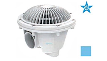 AquaStar 8" Round MoFlow Suction Outlet Cover with Standard Sump for Vinyl and Fiberglass | Blue | 8MFSBV104