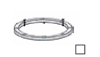 AquaStar 8" Vinyl Clamping Ring and Gasket Replacement Kit | White | 8VK101
