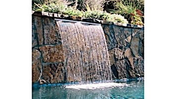Jandy Sheer Descent Series Rain 6' Waterfall with 12" Descent Lip Clear | 1406CSR