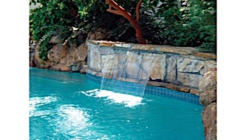 Jandy Sheer Descent Cascade 1' Waterfall with 12" Extended Clear Lip | Back Feed | 1401C