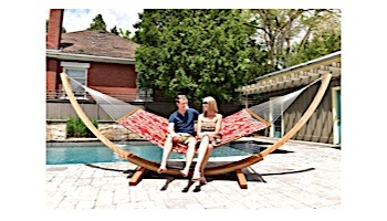 Vivere Arc Hammock Stand | 15-Foot Solid Pine | 15ARCSP