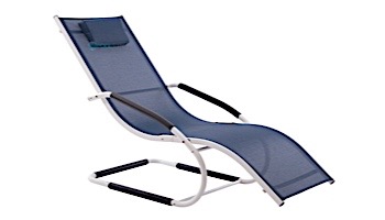 Vivere Wave Lounger | Navy | WAVELNG1-NW
