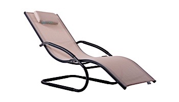 Vivere Wave Lounger | Macchiato | WAVELNG1-MA