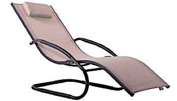 Vivere Wave Lounger | Sky Blue | WAVEL1-SB
