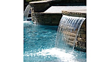 Hayward Sheer 500 Waterfall 2' x 6" Lip Clear | Rear Feed | WFS524R6