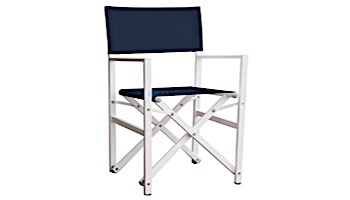 Vivere Studio Folding Director's Chair | Navy Steel | STUC-NS