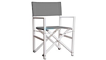 Vivere Studio Folding Director's Chair | White | STUC-WH