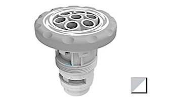 AquaStar AquaThunder Massage Jet Barrel with Light Gray WAVE Logo and White Rubber Overmold | ATGB50301A-7