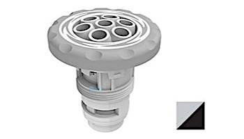 AquaStar AquaThunder Massage Jet Barrel with Light Gray WAVE Logo and Black Rubber Overmold | ATGB50302A-7