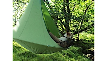 Vivere Single Cacoon Hanging Chair | Leaf Green | CACSG2