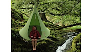 Vivere Single Cacoon Hanging Chair | Leaf Green | CACSG2