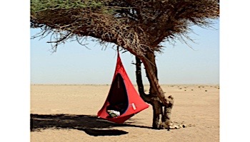 Vivere Single Cacoon Hanging Chair | Chili Red | CACSR5