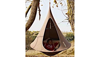Vivere Single Cacoon Hanging Chair | Taupe | CACST7