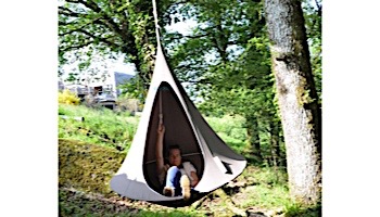Vivere Single Cacoon Hanging Chair | Taupe | CACST7