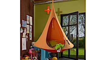 Vivere Single Cacoon Hanging Chair | Mango | CACSM3