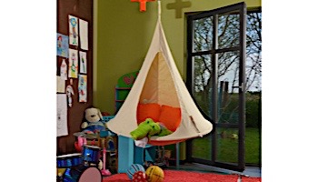 Vivere Bonsai Cacoon Hanging Chair | Natural White | CACBW1