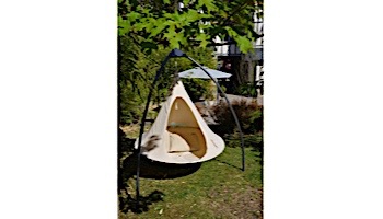 Vivere Bonsai Cacoon Hanging Chair | Natural White | CACBW1